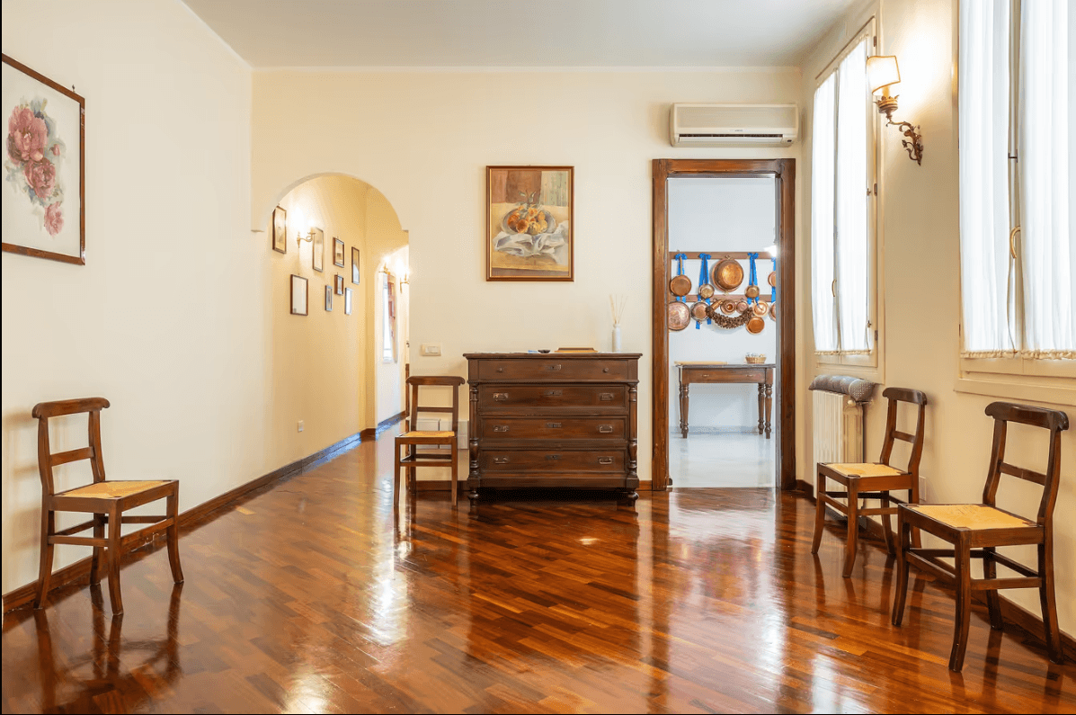 Living room connecting to the kitchen at ĀMĪTA